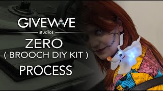 Zero mini Light up Brooch DIY kit ( PROCESS )