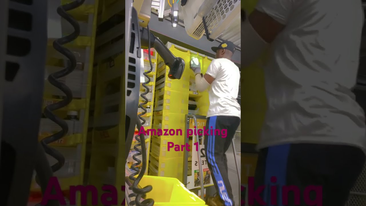 Day In Life Working At An Amazon Warehouse Picking Part 1