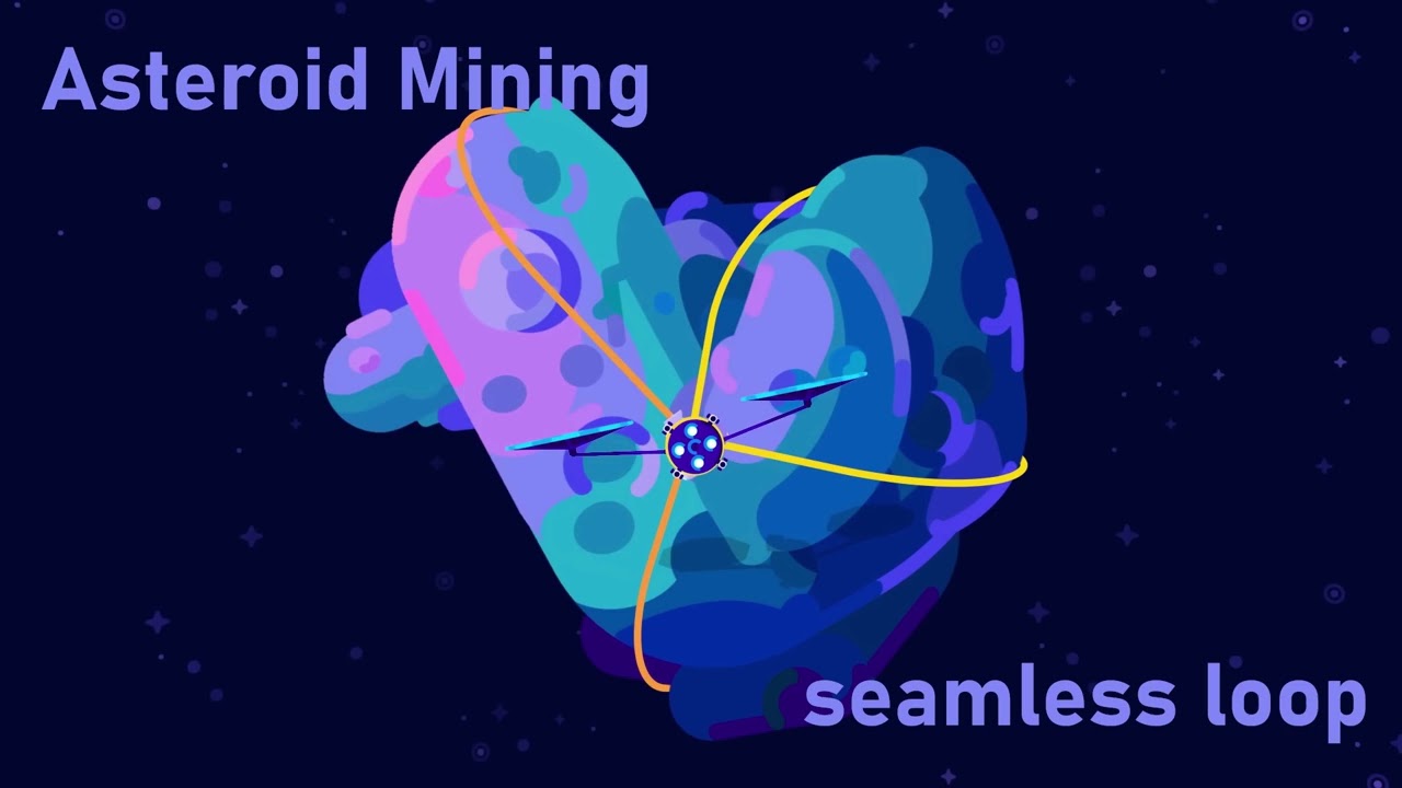 Asteroid Mining soundtrack by Epic Mountain extended 1 hour Kurzgesagt soundtrack