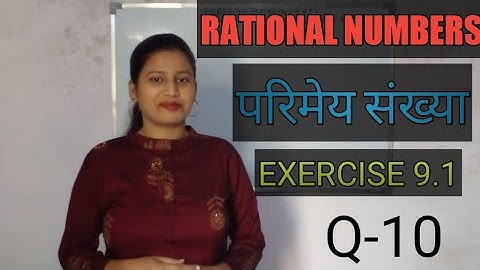 Q-10 | Ex-9.1| Chapter -9 | Rational Numbers | CLASS-7 | Maths | NCERT | INTENSIVE STUDY |
