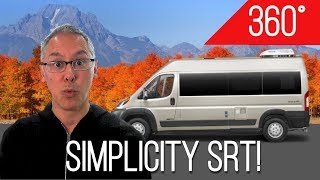 360 Video Tour | Simplicity SRT by Roadtrek | An Affordable, Entry-level Class B Camper Van