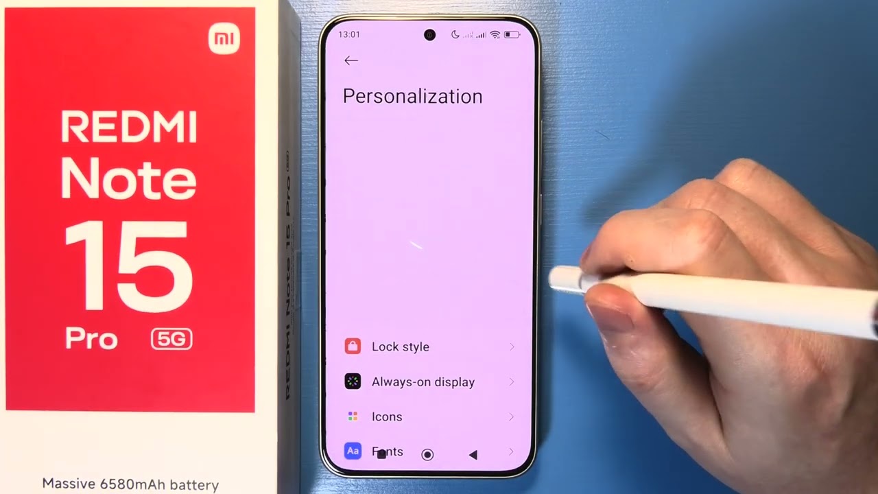 Redmi Note 15 Pro 5G — Как отключить подсветку уведомлений по краям экрана