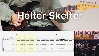 The Beatles - Helter Skelter (guitar cover with tabs & chords)