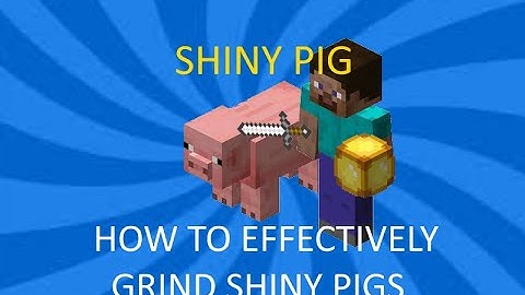 How to ACTUALLY Effectively Grind Shiny Pigs in Hypixel Skyblock