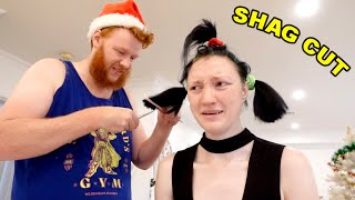 my husband gives me a shag cut :') by Pretty Pastel Please 144,576 views 2 years ago 11 minutes, 55 seconds