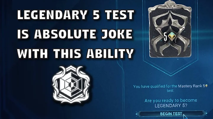 Warframe Legendary 5 Test is a Joke | Warframe Guide | Warfrane Mastery Rank Test 35