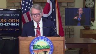 Ohio Governor DeWine the extends 10 p.m. to 5 a.m. curfew in Ohio until January 2, 2021