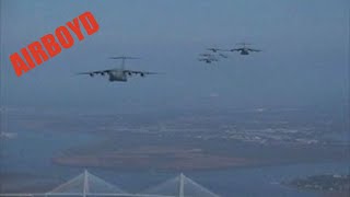 C-17 Formation Air Drop (13 Planes)