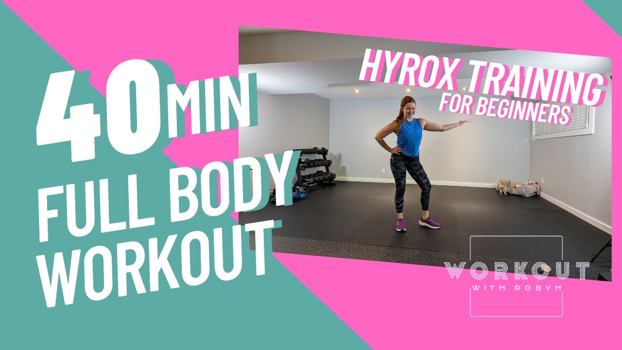 Full Body HIIT / HYROX Workout for Beginners - YouTube