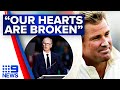 Shane Warne’s dad pays tribute to son's off-field achievements at state memorial | 9 News Australia