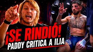 Paddy Pimblett revienta a Ilia Topuria por rendirse vs Justin Gaethje