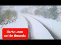 Un Temps De Neige à Ifarhounen Vers Le Col De Tirourda
