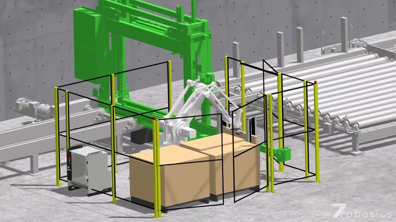 Robotic Bunk Feeder Simulation