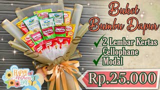 Tutorial Buket Bumbu Dapur Modal Rp.25.000 Ide Kado Hari Ibu Mothers Day Gift Ideas