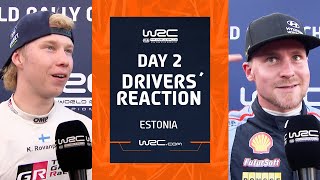 Day 2 Drivers' Reaction | WRC Rally Estonia 2023