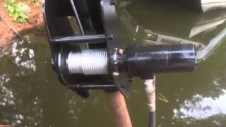 Gin pole winch