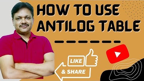 How to use ANTILOG TABLE | antilog table ka use kaise karein | Gaur Classes