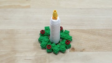 How to Build a Candle Wreath - LEGO Creator - DIY Holiday Building Tips