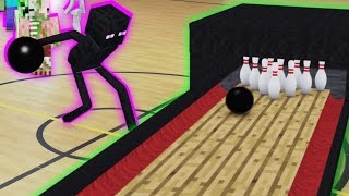 Monster School In Real Life Episode 10: Bowling - Minecraft Animation