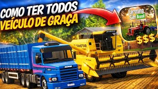 HOW TO GET ALL MACHINERY AND VEHICLES FOR FREE IN FARMING SIM BRAZIL - watch 🫡 screenshot 5