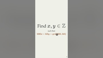 An Example of GCD, and Extended Euclidean Algorithm In Finding the Bezout Coefficients