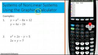 3.5 Solving NonLinear Systems