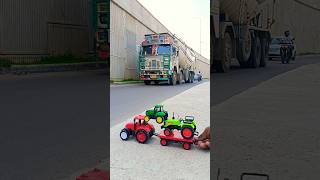 REMOTE control tractorVs Mahindra tractor and dumper truck loader UNBOXING Testing 🤯 review #tractor