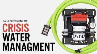 Crisis Water Management: With the Cana Provisions AR-1