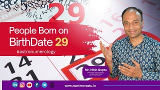 People Born on Birthdate 29 | #birthdatenumerology | Exclusive Research by Nitin Sir | #numerovastu