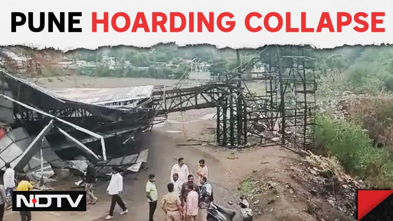 Pune Accident | Days After Mumbai Tragedy, Billboard Collapses Outside Pune | Other News