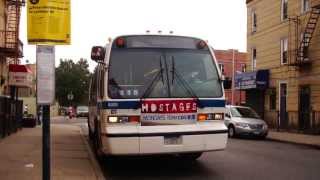 Whining 1998 NovaBus RTS-06 5051 On The L Train Subway Shuttle @ Wilson & Decatur Avenues