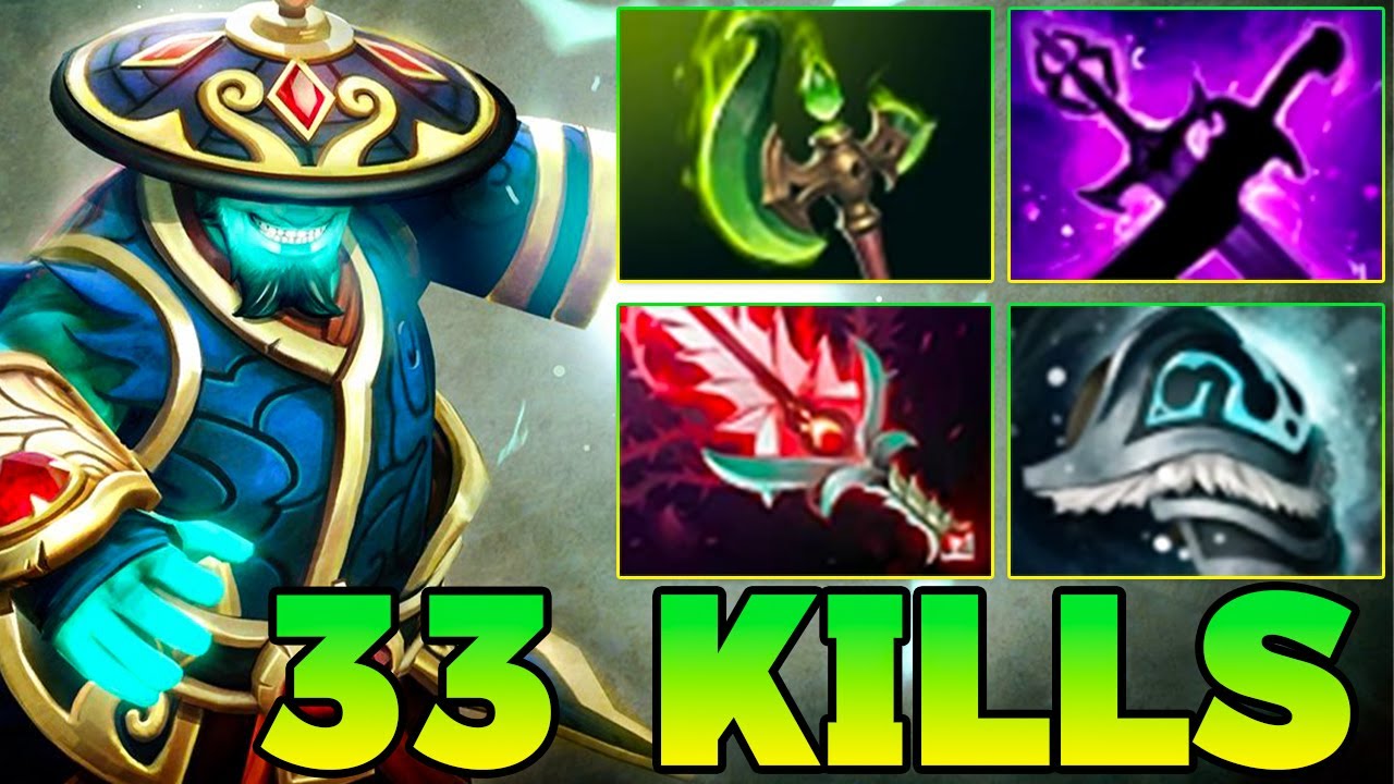 33 Kills Storm Spirit Dota 2 !! Storm Spirit Pro Mid Lane Gameplay Guide Build 7.40