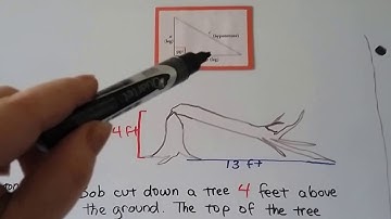 G.E.D. Math 27b, Recognizing applications of the Pythagorean relationship