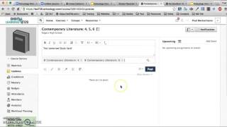 Schoology: Send/Copy Updates to Multiple Sections