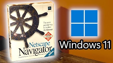 Using Netscape Navigator on Windows 11!