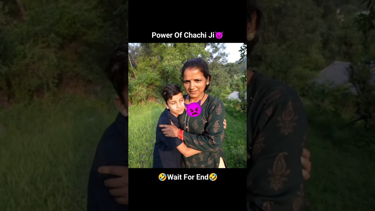 Power Of Chachi Ji 👿 Sourav Joshi Vlogs #shorts #youtubeshorts