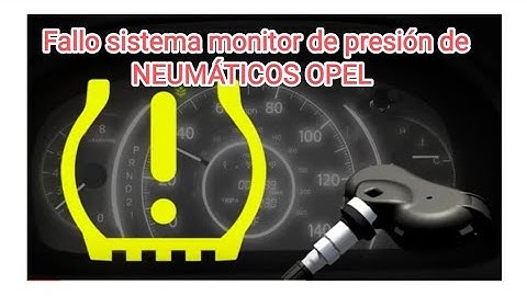OPEL (TPMS)🛑🚗Fallo sistema monitor neumáticos contacte servicio técnico! SOLUCIÓN ✅ problema comun!
