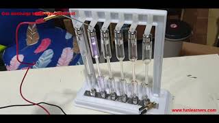 gas discharge tubes experiment set