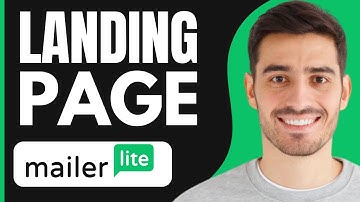 How to Create a Landing Page in MailerLite (2025)