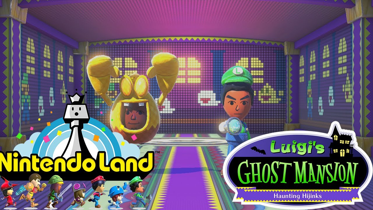 Nintendo Land - Luigi's Ghost Mansion: Haunting Hijinks - YouTube