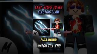 Full guide to get electric claw in blox fruits detailed