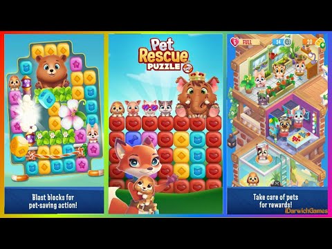 Pet Rescue Puzzle Saga - Gameplay Trailer (iOS - Android)