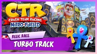 Crash Team Racing Nitro-Fueled | Turbo Track | Platinum Relic Race (HARD)