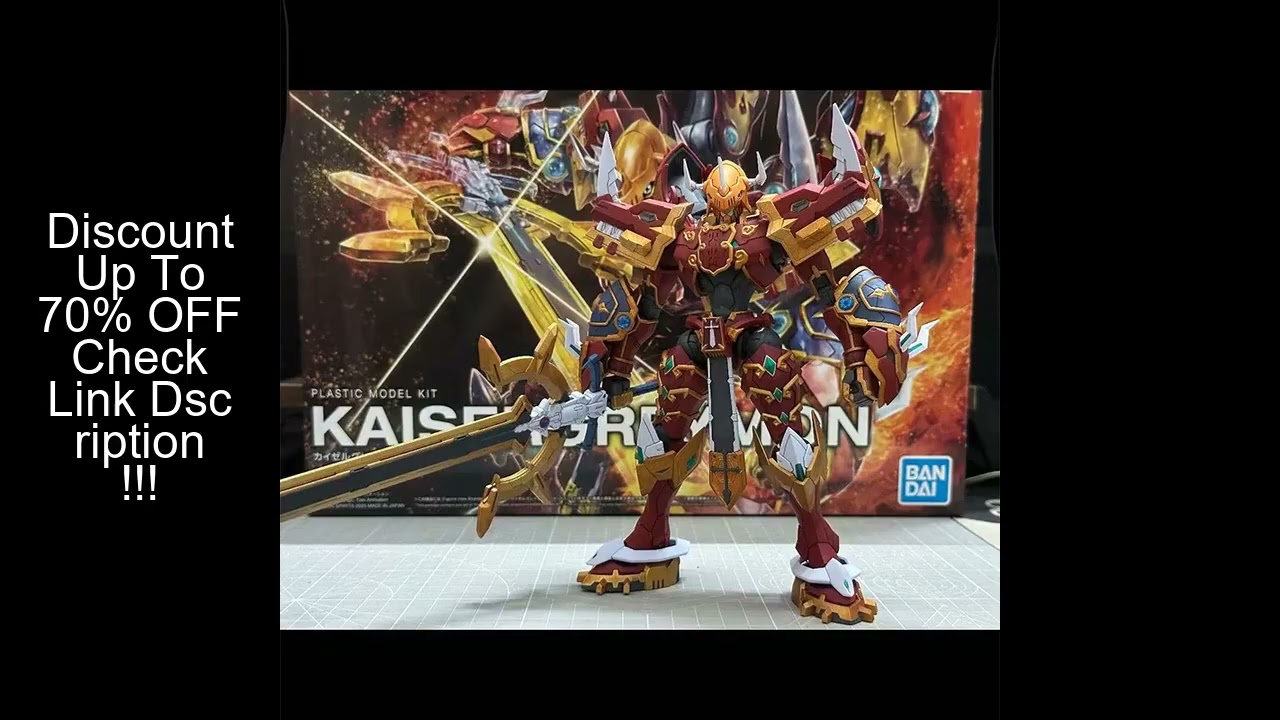 Original Bandai Digimon Adventure KAISERGREYMON Rise Standard FRS Anime Action Figure Assembly Model