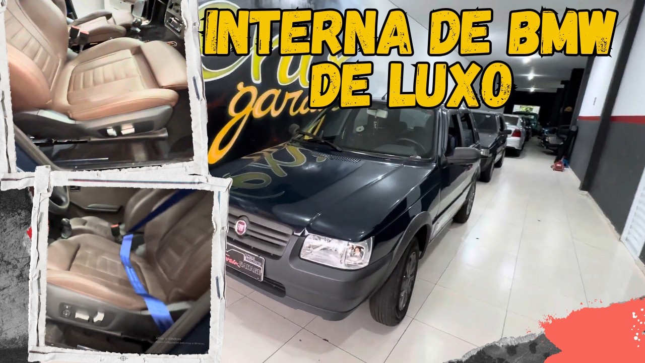 EXCLUSIVO UNO COM BANCOS DE BMW -  ADAPTAÇÃO FENIX GARAGE