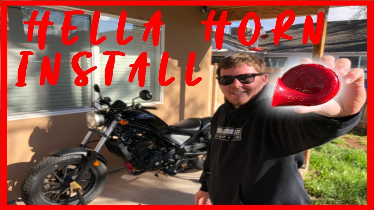 2017 Honda Rebel - Horn Upgrade