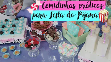 O que fazer para uma festa do pijama?