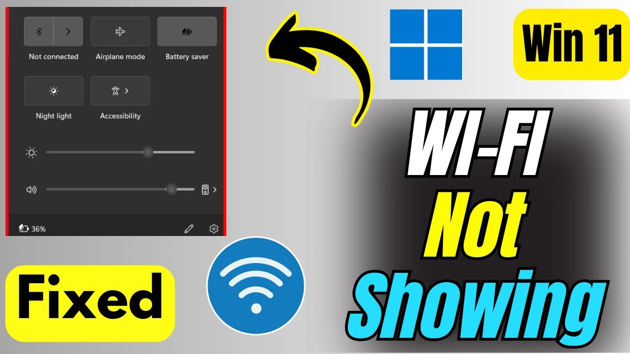 How to Fix Wi-Fi Not Showing in Windows 11 | Step-by-Step ...