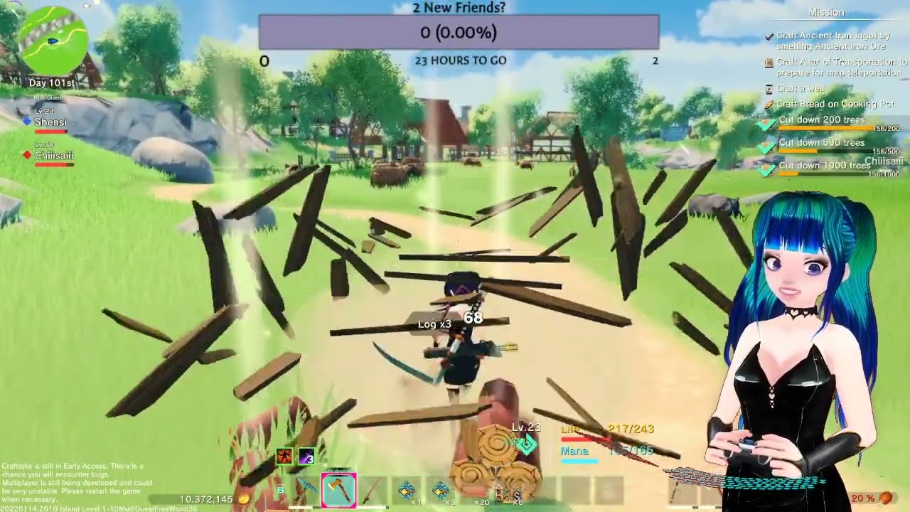 Craftopia Livestream - Farming Resources and Unlocking Maps