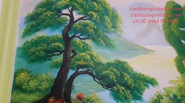 VẼ TRẦN MÂY 3D VÀ TRANH 3D TẠI HỢP ĐỨC - TÂN YÊN - BẮC GIANG 0964 503 986